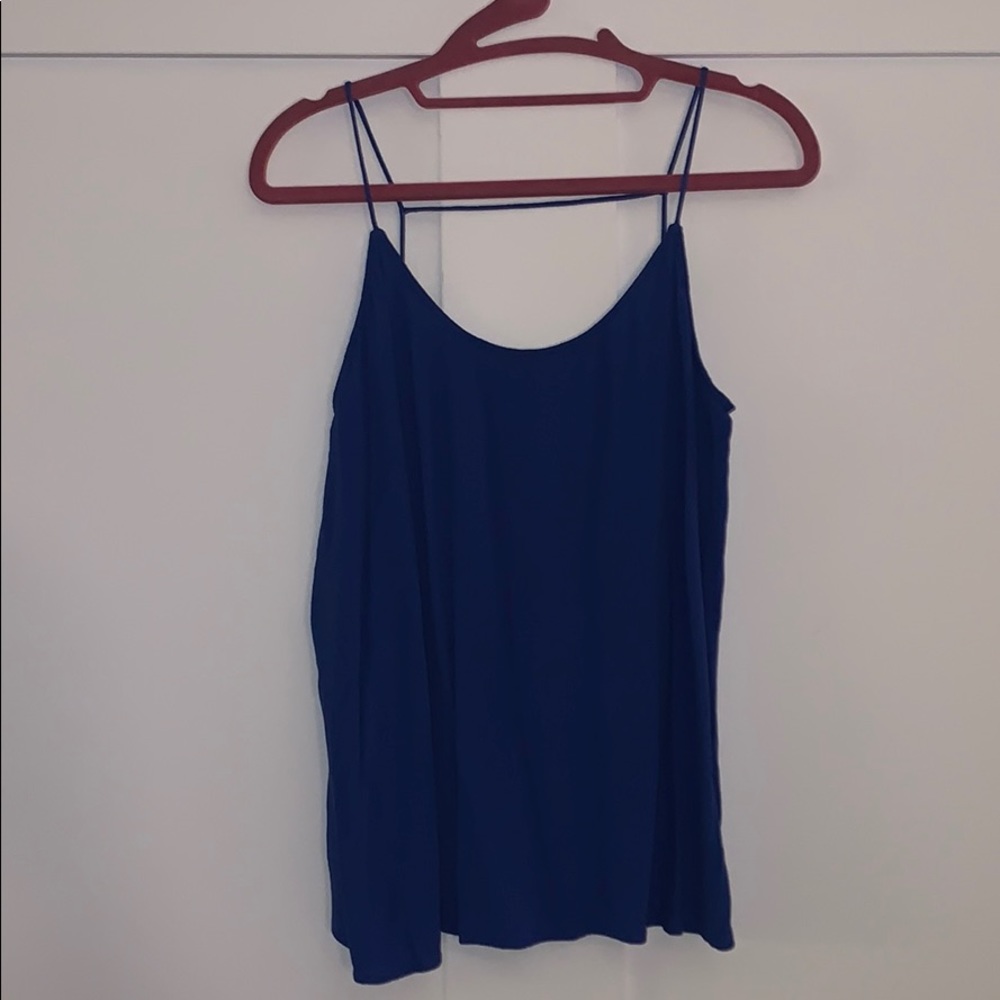 Express - Blue Open-back Tank (M)